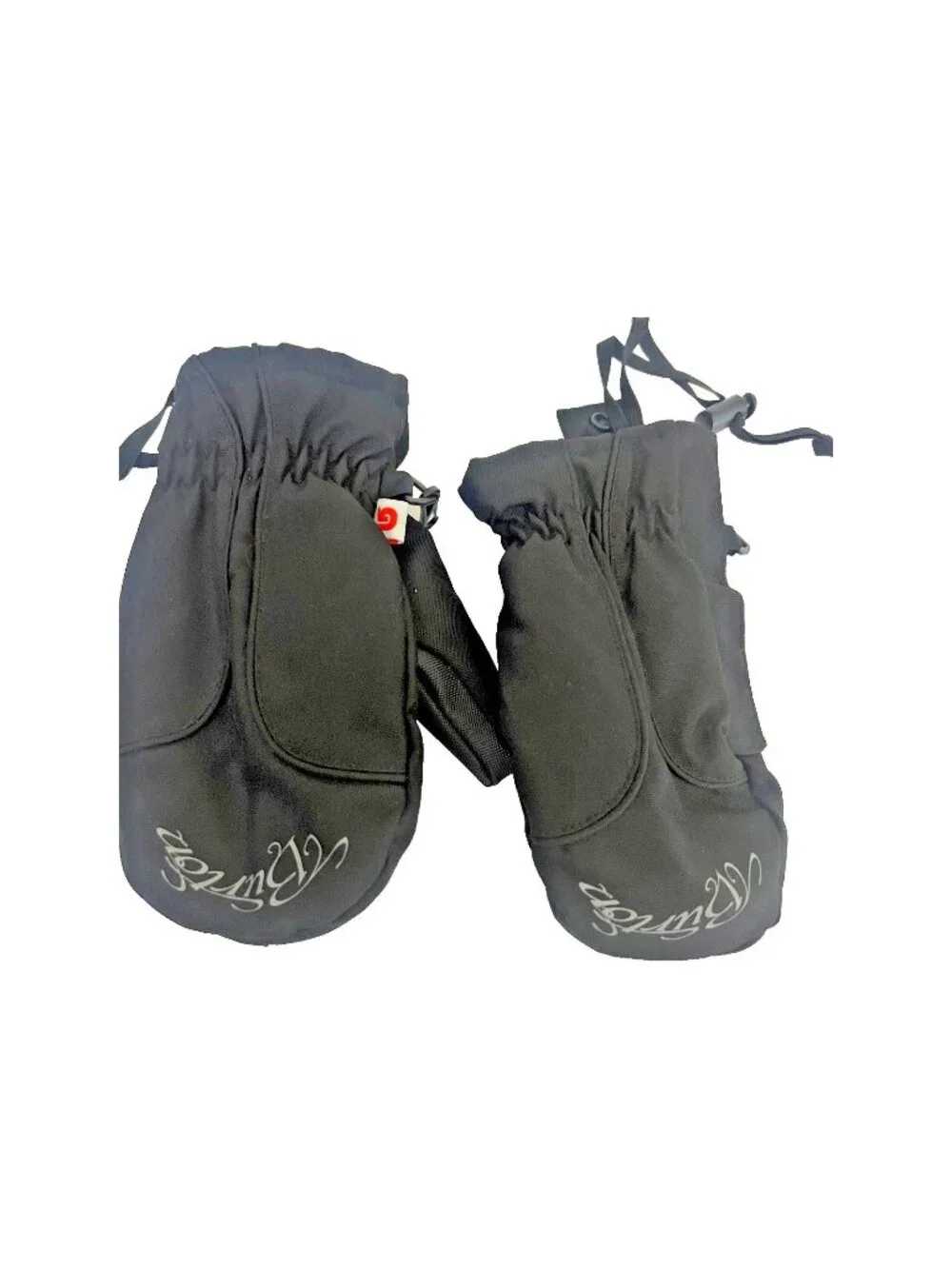 Burton Grommit Youth Mittens Black Snowboard Ski Winter Mitts Kids XL 26902